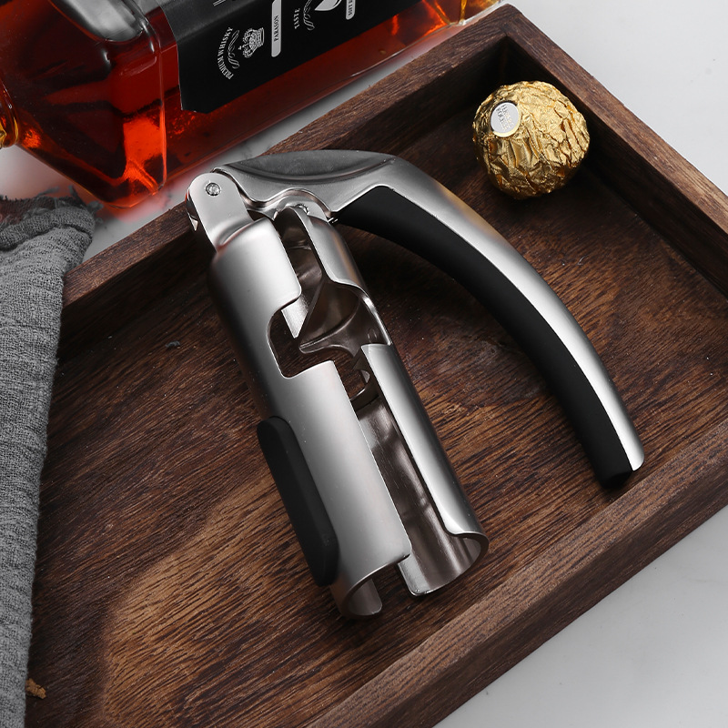 Cork Screw Lever - Professional Zinc Alloy Semi Automatic Wine