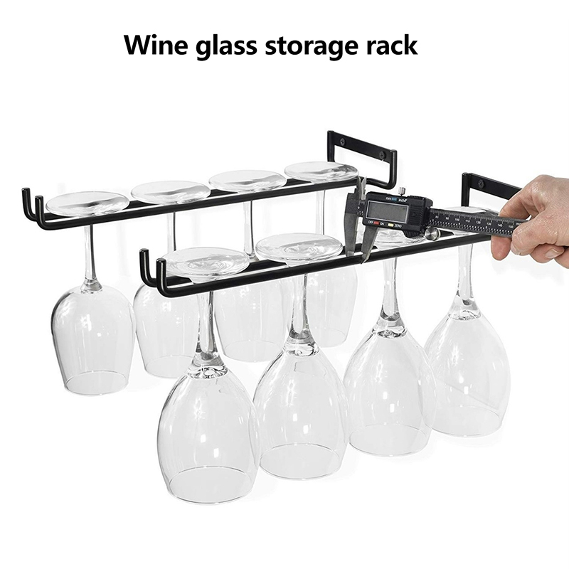 Wine Rack Wall Mount - 1pc Iron Wall Mount Wine Glass