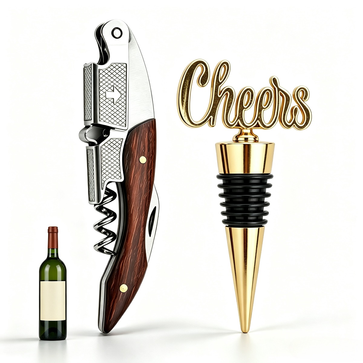Cork Screw Lever - 1PC Spring Loaded Double Lever Wine