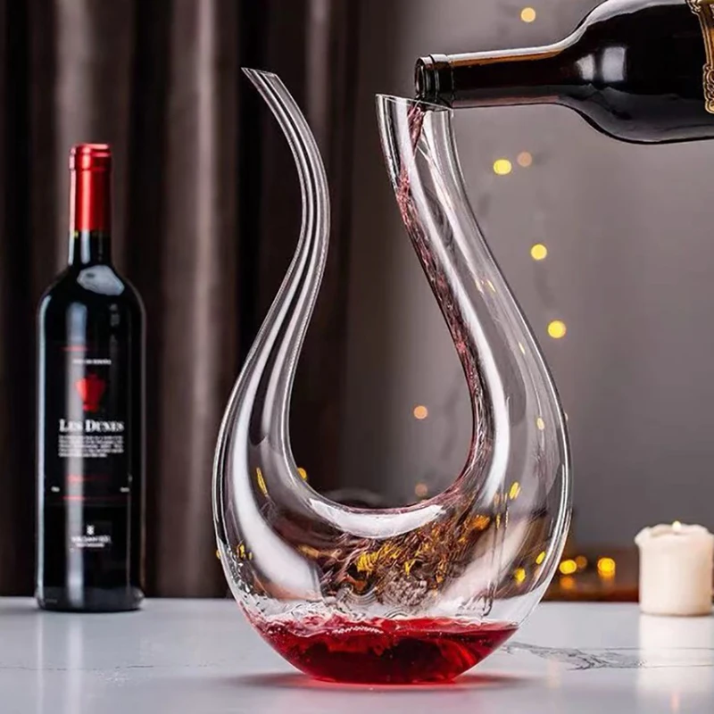 Wine Or Beer - 1500ML Big Decanter Handmade Crystal Red