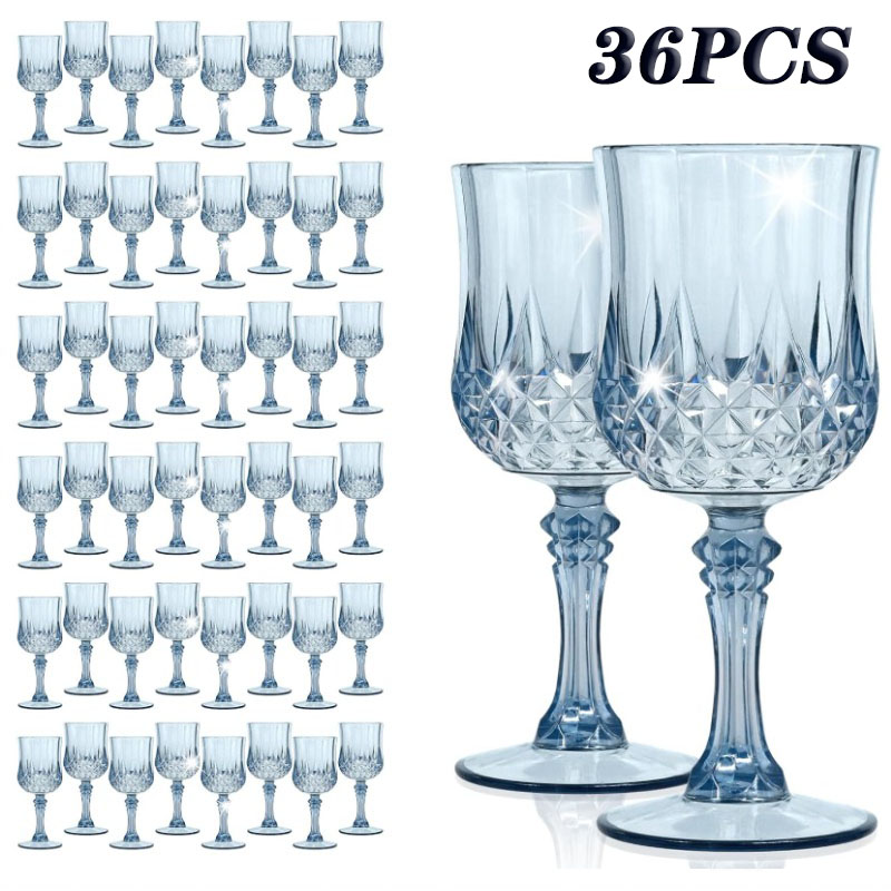 12-36PCS Shatterproof Tall Pla - đánh giá và giá Wine Or Beer