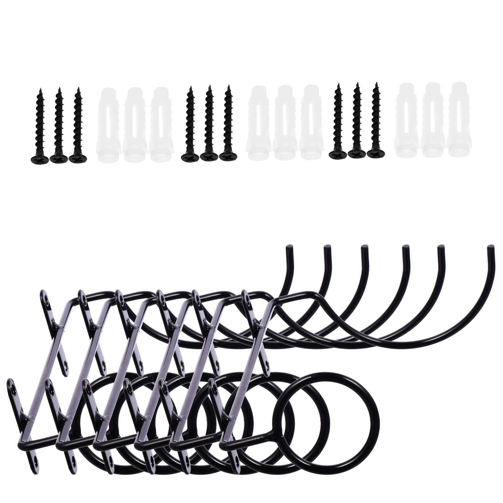 6Pcs Iron Wine Rack Wall-Mount - đánh giá và giá Wine Rack Wall Mount