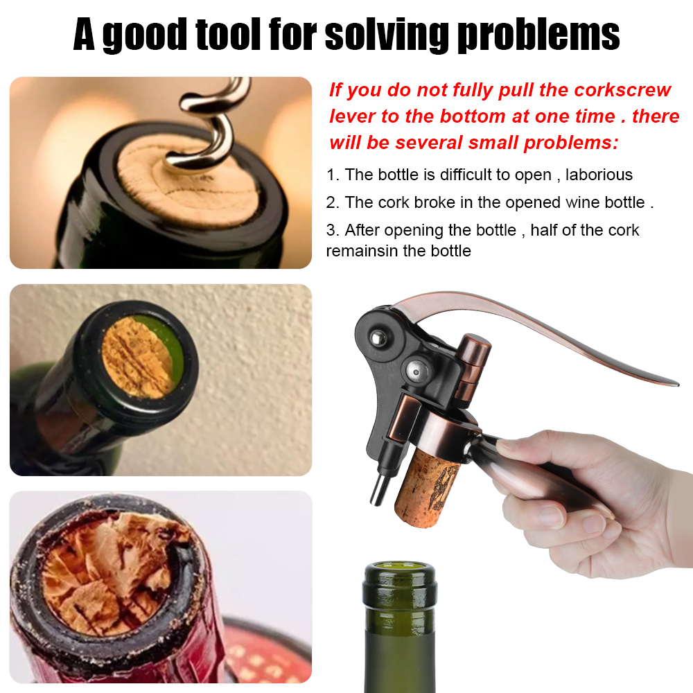 Barware Rabbit-Shaped Bar Leve - đánh giá và giá Cork Screw Lever
