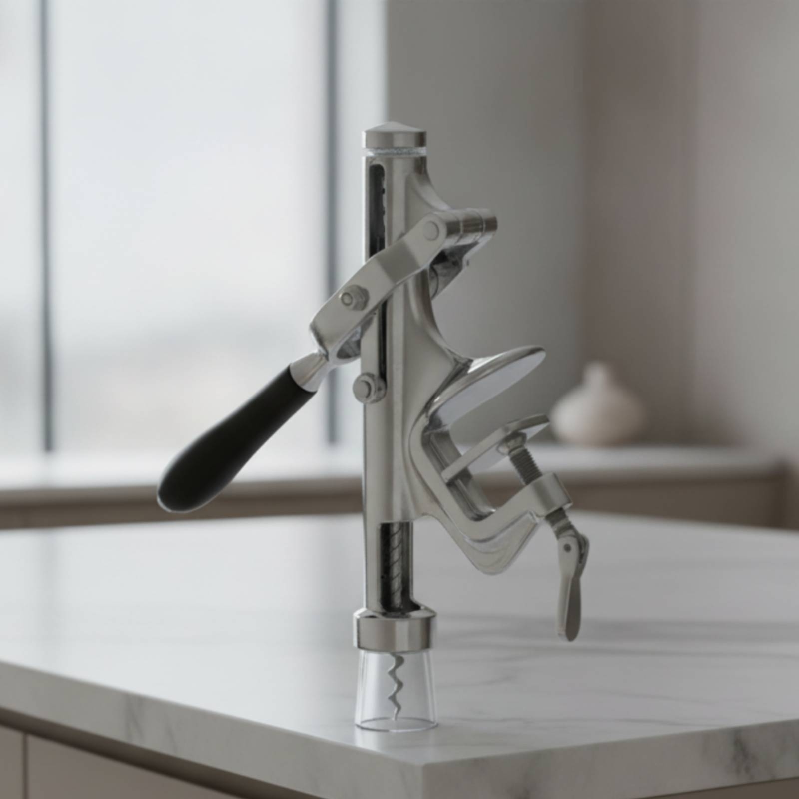 Lever Wine Opener Tabletop Wal - đánh giá và giá Cork Screw Lever