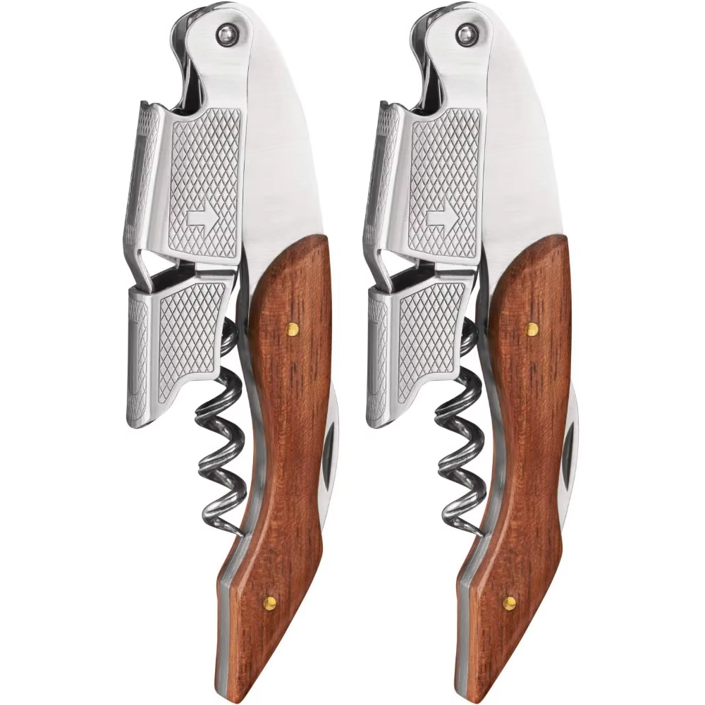 Durable Stainless Steel & Wood - đánh giá và giá Cork Screw Lever
