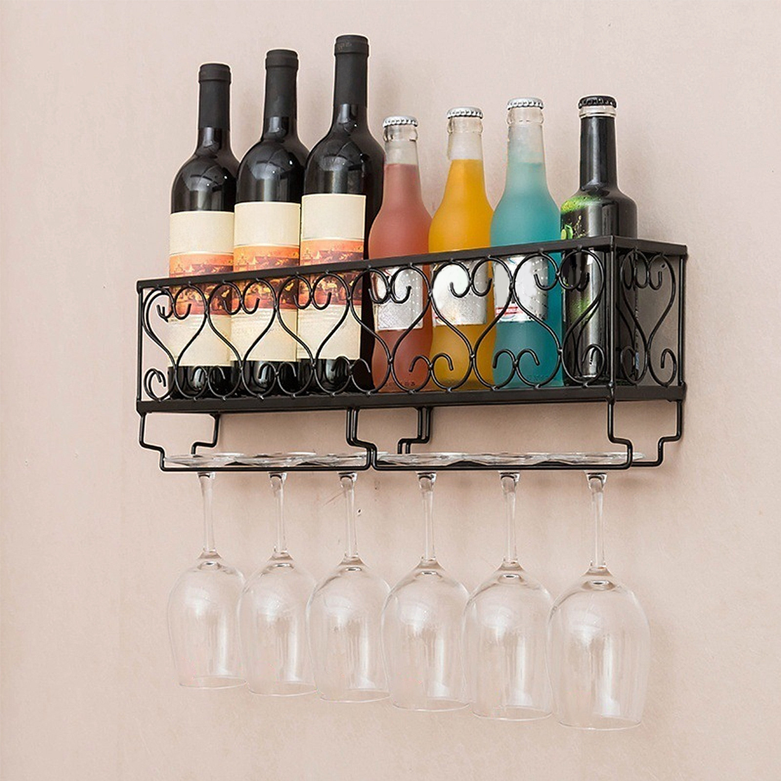 1Pcs Wall Mount Wine Bottle Ra - đánh giá và giá Wine Rack Wall Mount