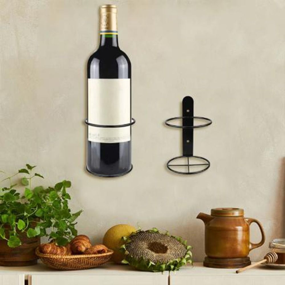 Iron Wall Mounted Wine Bottle  - đánh giá và giá Wine Rack Wall Mount