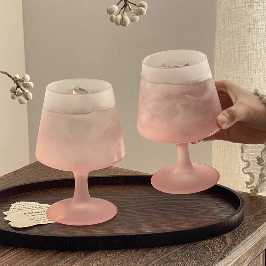 Matte Glass High Footed Glass  - đánh giá và giá Wine Or Beer