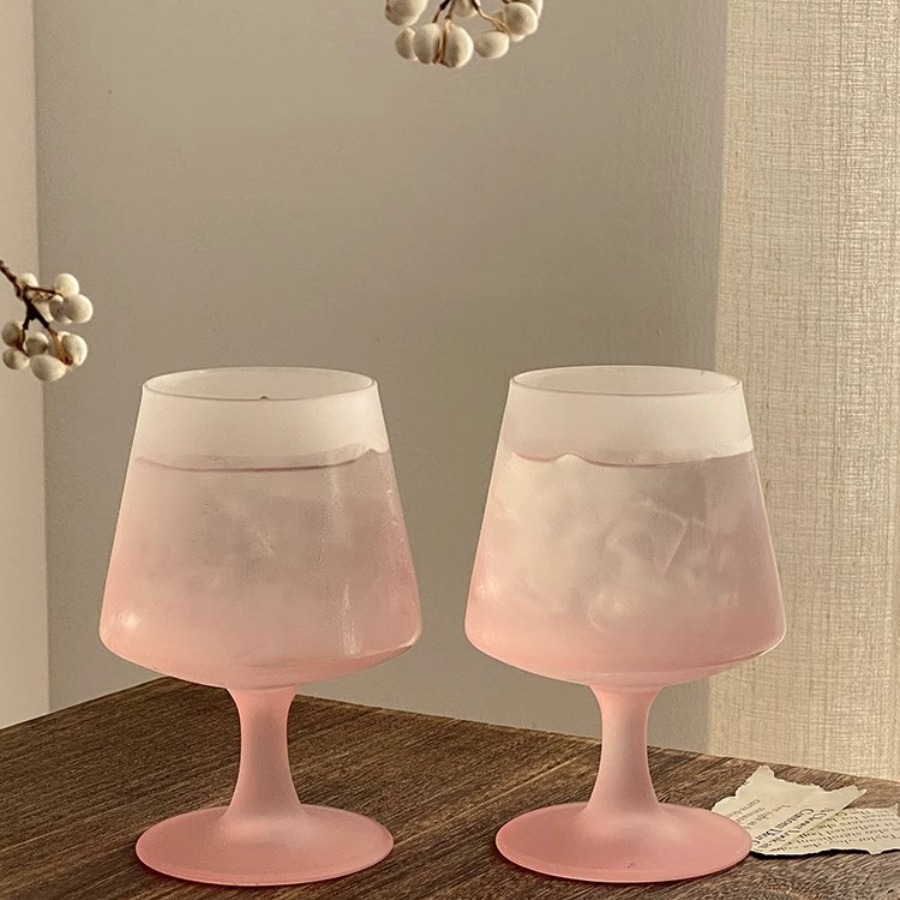 Matte Glass High Footed Glass  - đánh giá và giá Wine Or Beer