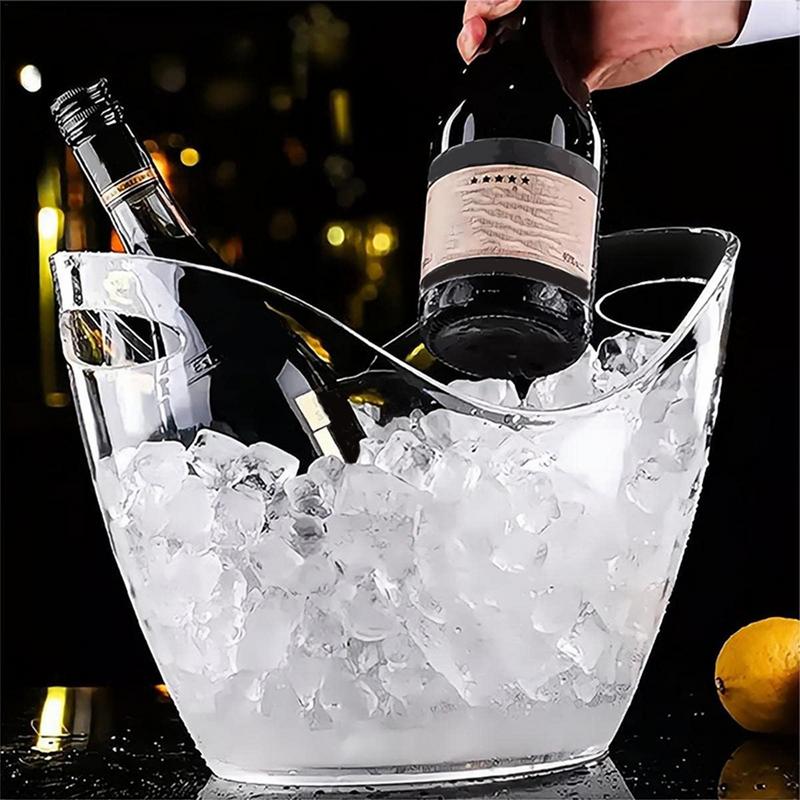 Clear Ice Bucket Beverage Tub  - đánh giá và giá Ice Bucket Silver
