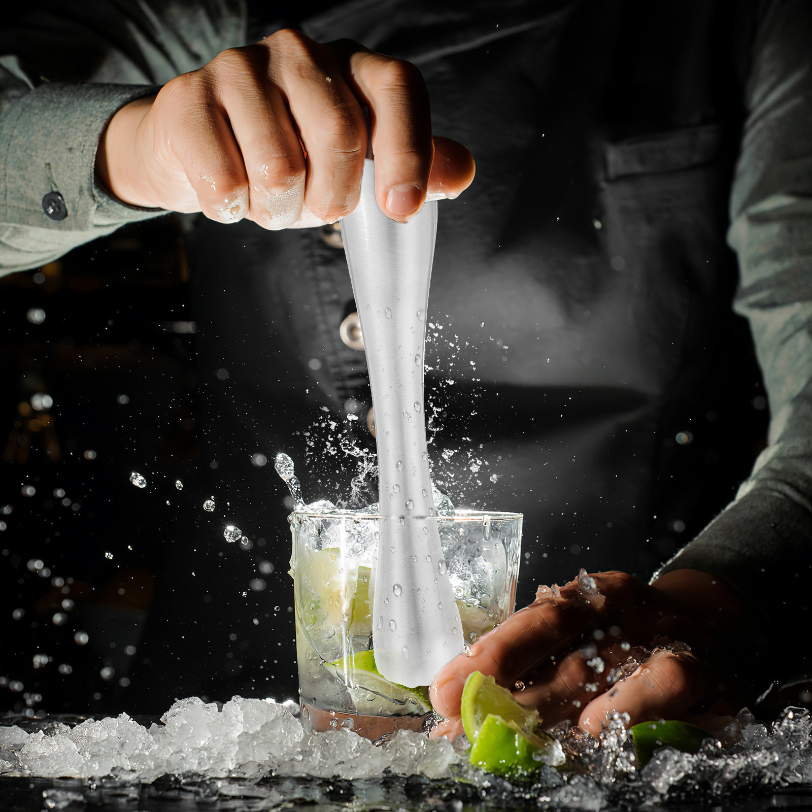 Sturdy Stainless Steel Grindin - đánh giá và giá Muddler Cocktail Bar