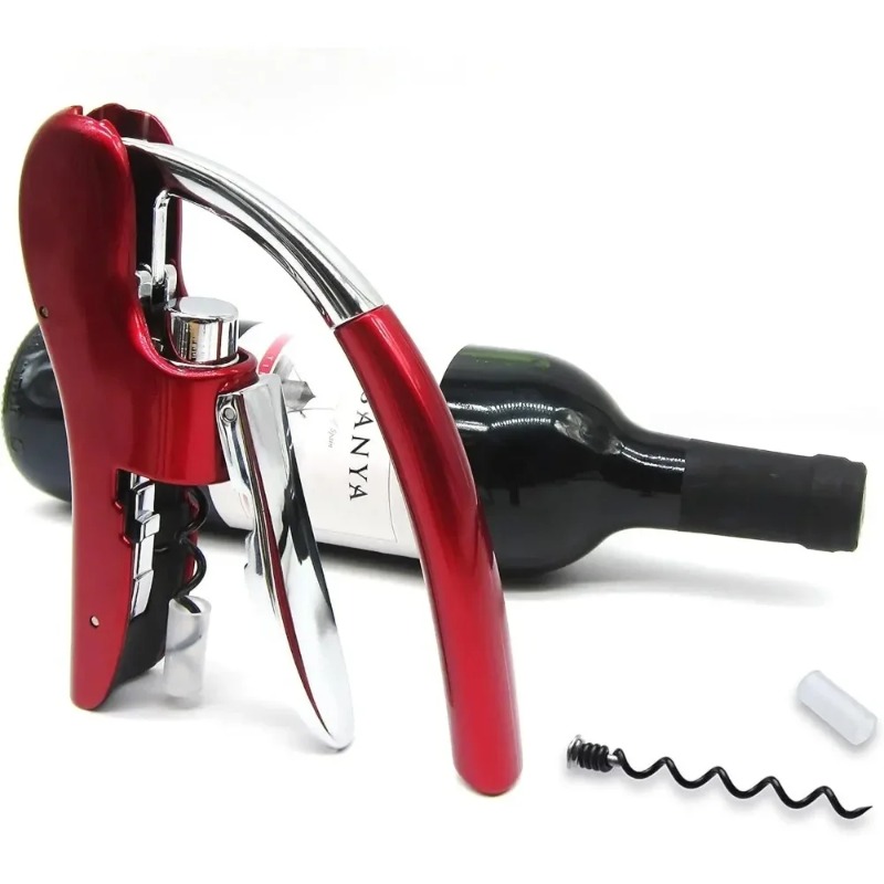 New Stainless Steel Wine Bottl - đánh giá và giá Cork Screw Lever