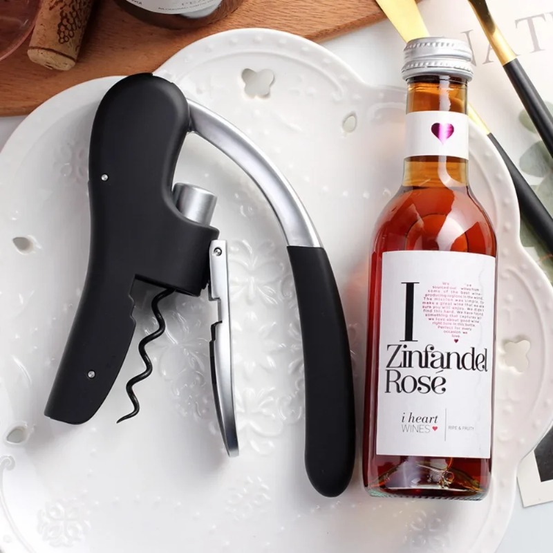 New Stainless Steel Wine Bottl - đánh giá và giá Cork Screw Lever