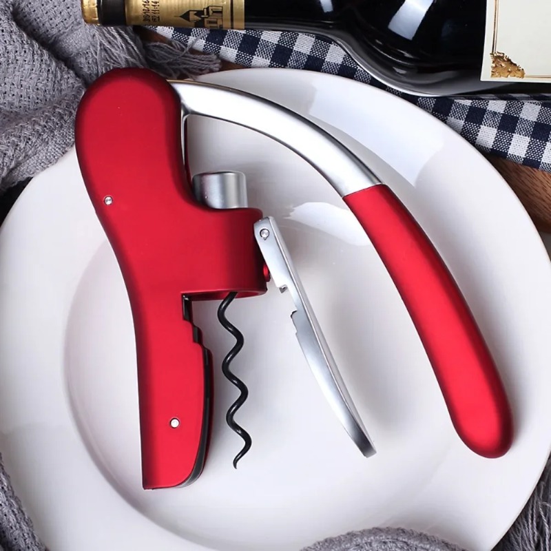 New Stainless Steel Wine Bottl - đánh giá và giá Cork Screw Lever