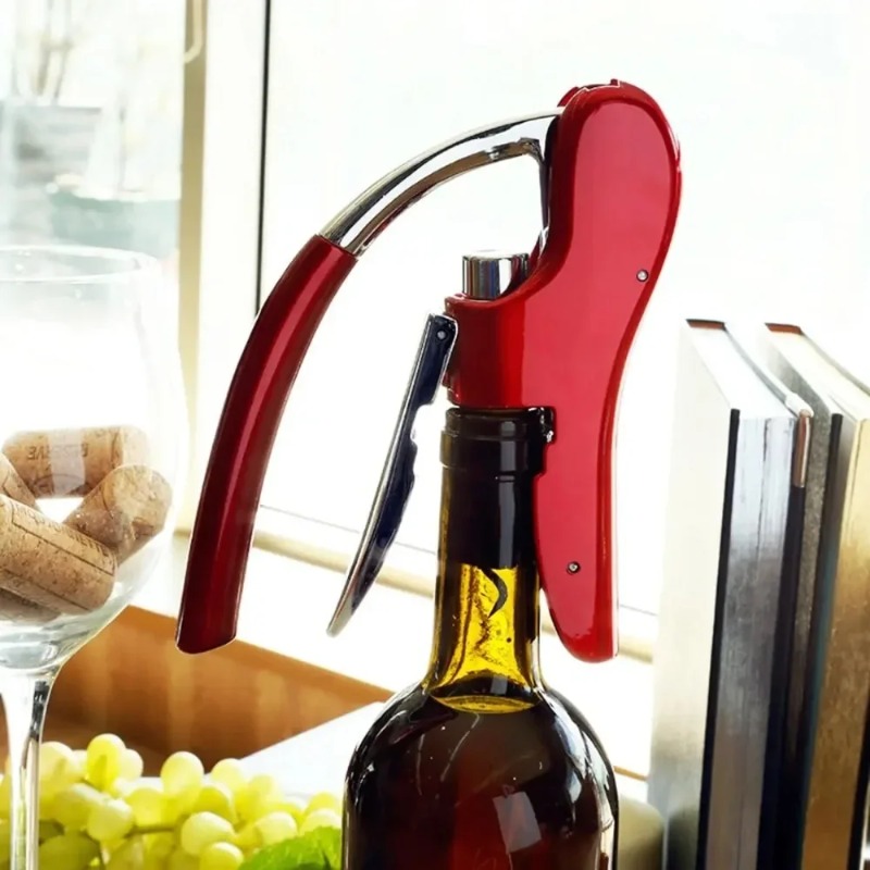 New Stainless Steel Wine Bottl - đánh giá và giá Cork Screw Lever