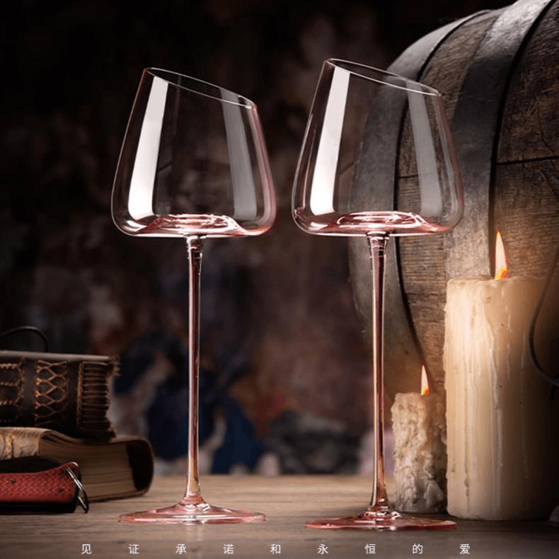 French Pink Flamingo Red Wine  - đánh giá và giá Wine Glass Set Crystal