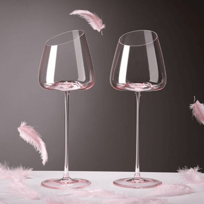 French Pink Flamingo Red Wine  - đánh giá và giá Wine Glass Set Crystal