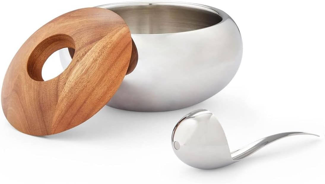 Insulated Stainless Steel Ice  - đánh giá và giá Ice Bucket Silver