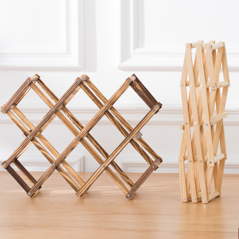 Wooden Double-layer Red Wine D - đánh giá và giá Wine Rack Wall Mount