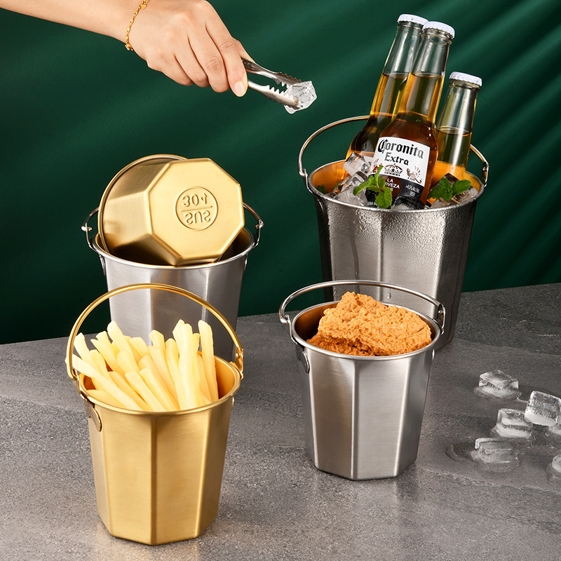 304 Stainless Steel Mini Ice B - đánh giá và giá Ice Bucket Silver