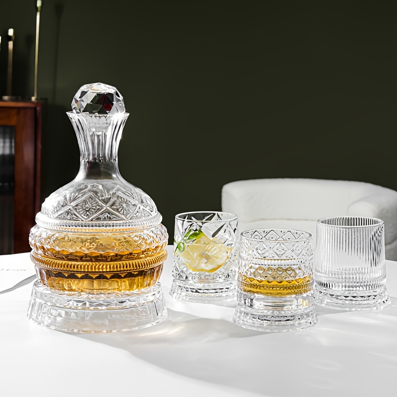Crystal Wine Decanter Elegant  - đánh giá và giá Wine Glass Set Crystal