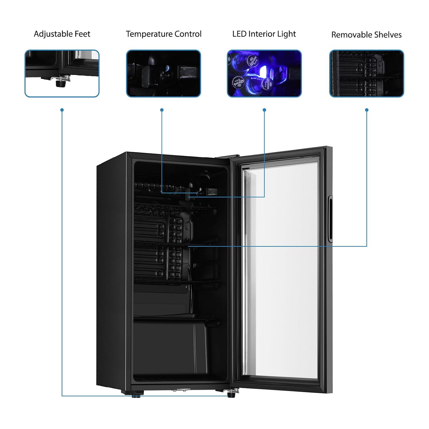 Beverage Refrigerator, 3.2 Cu. - đánh giá và giá Wine Or Beer