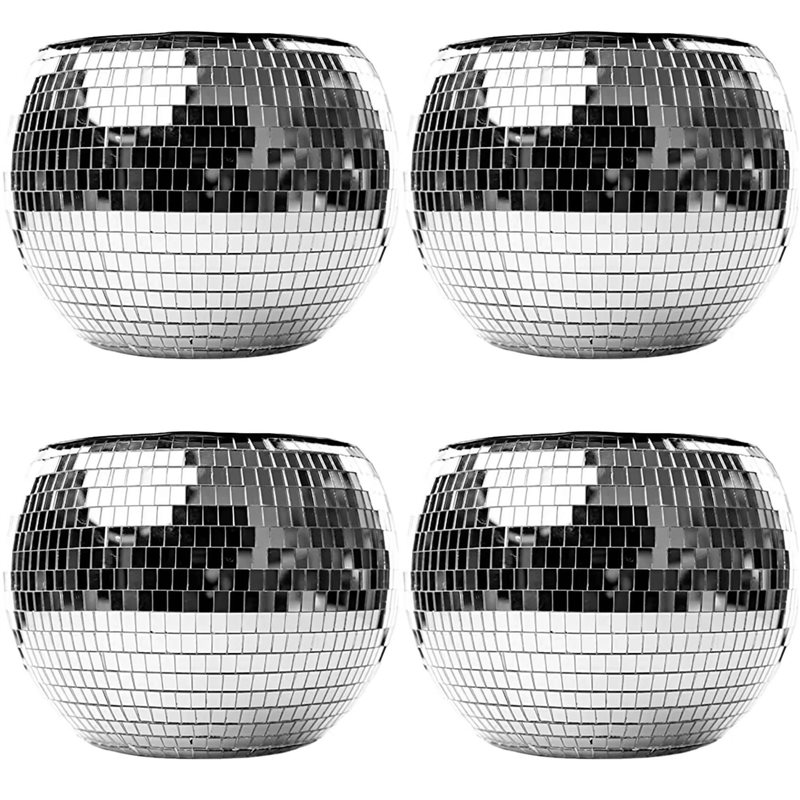 ABVS 4Pcs 10-Inch Disco Ball I - đánh giá và giá Ice Bucket Silver