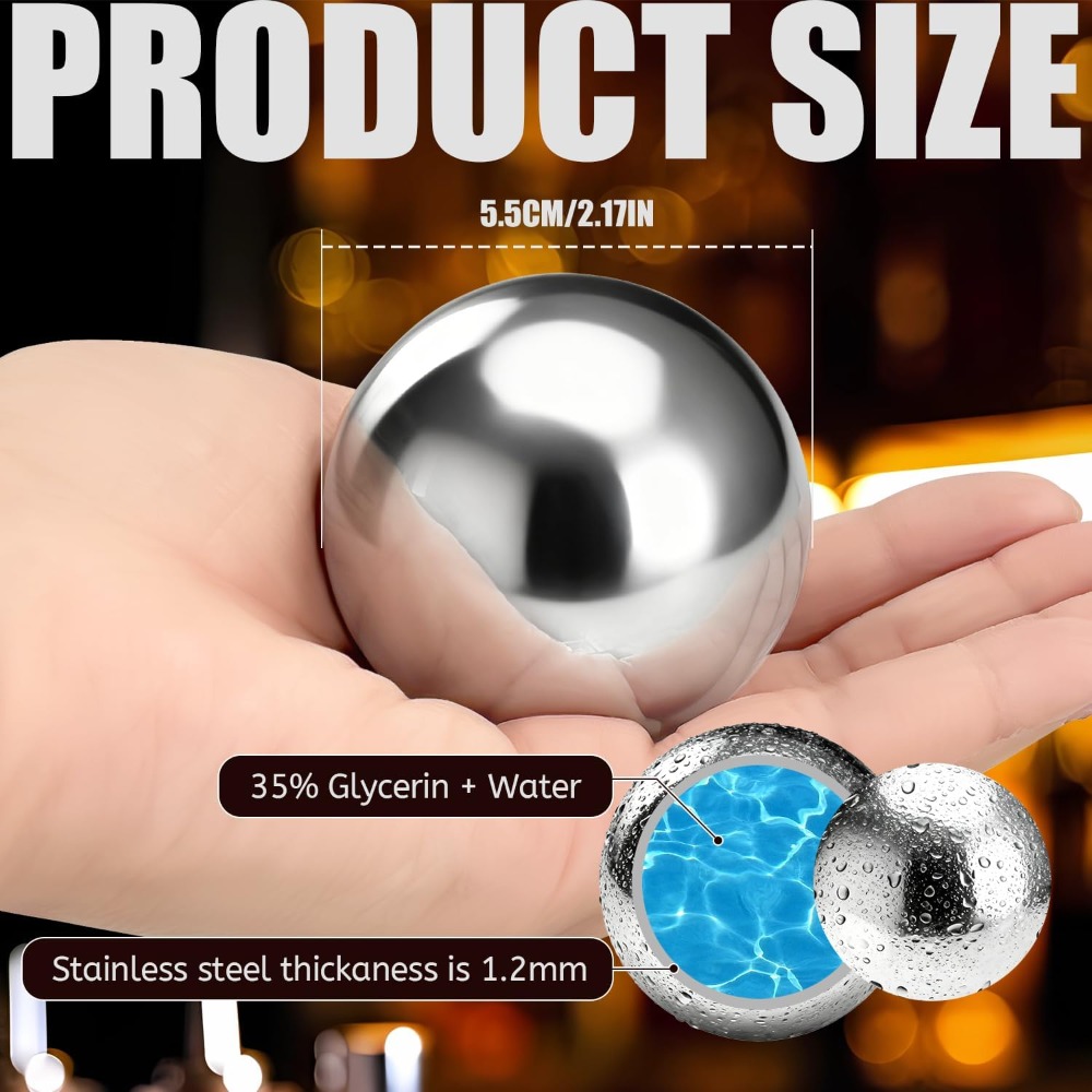 Reusable Ice Cubes & Metal Chi - đánh giá và giá Ice Bucket Silver