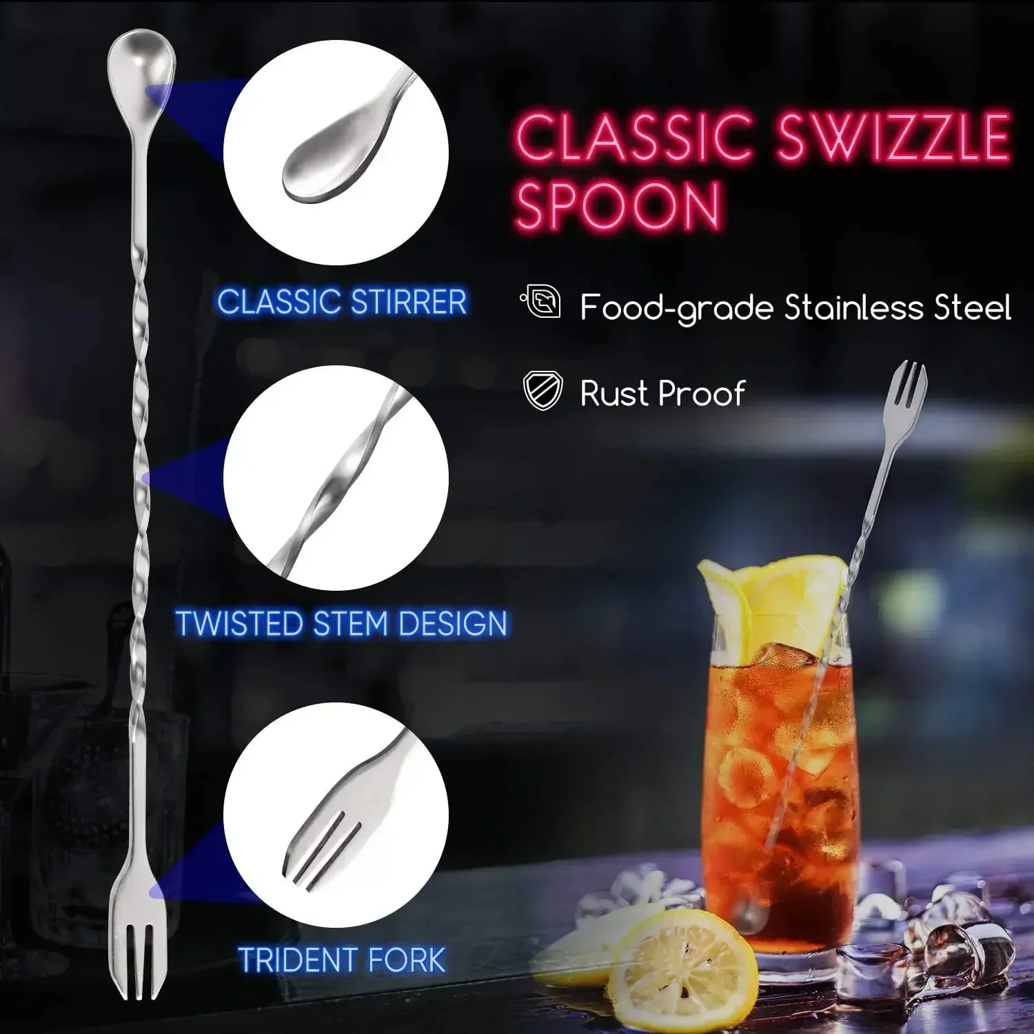 Stainless Steel Cocktail Muddl - đánh giá và giá Muddler Cocktail Bar