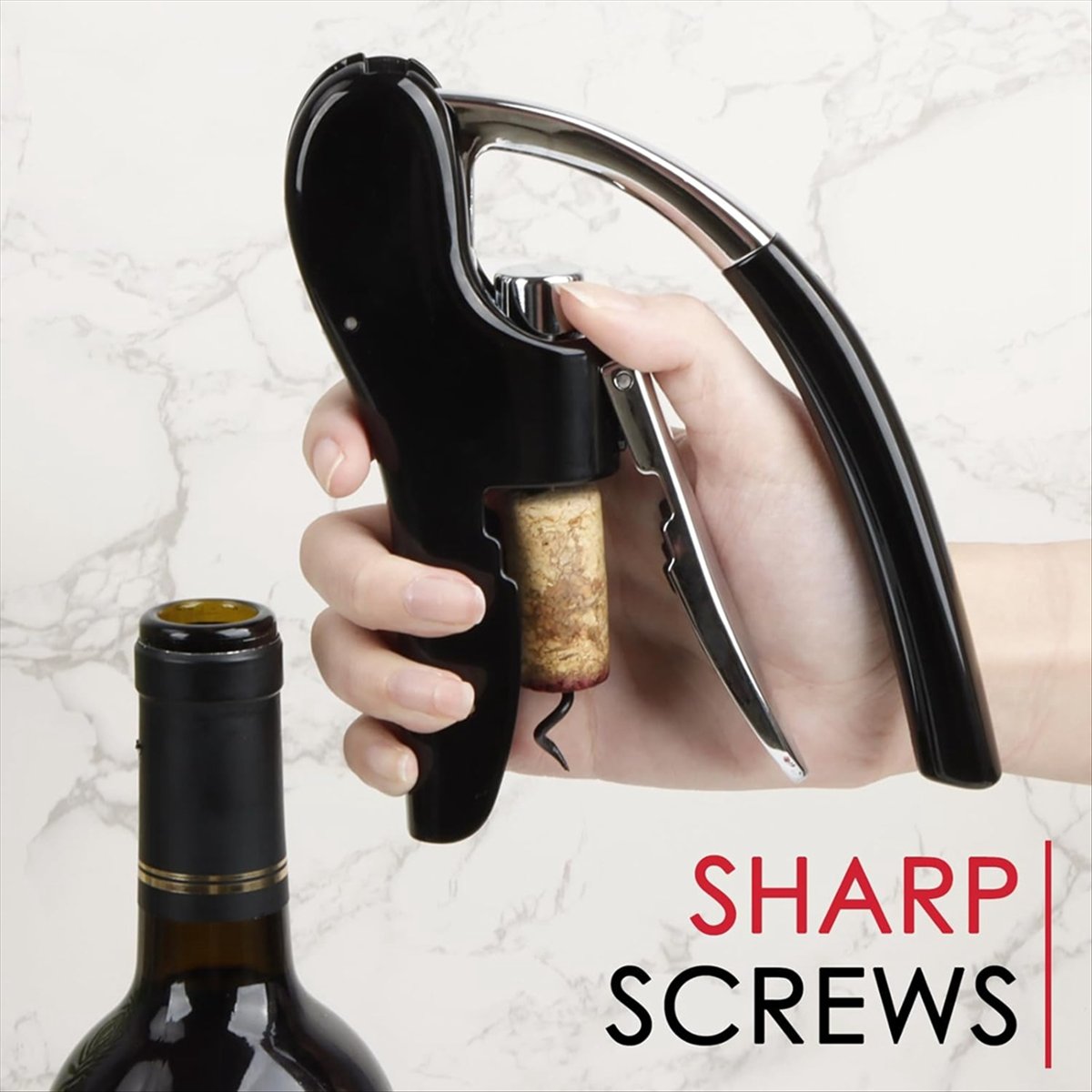 A24I Stainless Steel Wine Bott - đánh giá và giá Cork Screw Lever