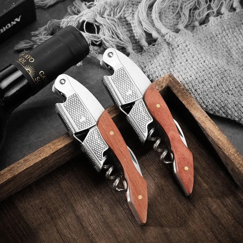 Stainless Steel and Wood 1pc S - đánh giá và giá Cork Screw Lever